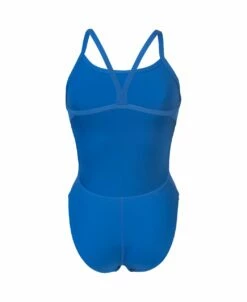 Maillot De Bain Arena Femme Team Dos Challenge Uni Bleu Royal Et Blanc -FRANCE NATATION Soldes 004766 720 womens team swimsuit challenge solid 006 b s