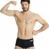 Short De Bain Taille Basse Arena Homme Team Uni Noir -FRANCE NATATION Soldes 004775 550 mens team swim low waist short solid 001 o