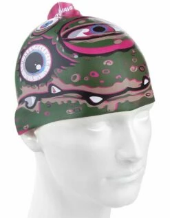Bonnet Silicone De Natation Madwave Junior Monster