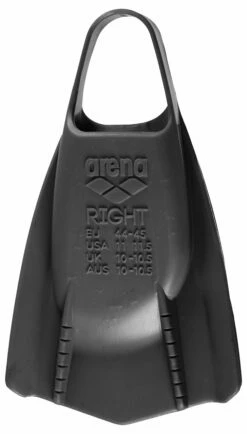 Palmes Courtes De Natation Silicone Arena Powerfin Pro Black -FRANCE NATATION Soldes 1e207 055 powerfin pro 006 b s