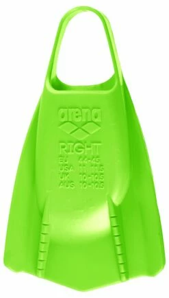 Palmes Courtes De Natation Silicone Arena Powerfin Pro Acid Lime -FRANCE NATATION Soldes 1e207 065 powerfin pro 006 b s