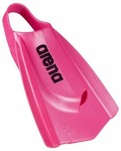 Palmes Courtes De Natation Silicone Arena Powerfin Pro Pink