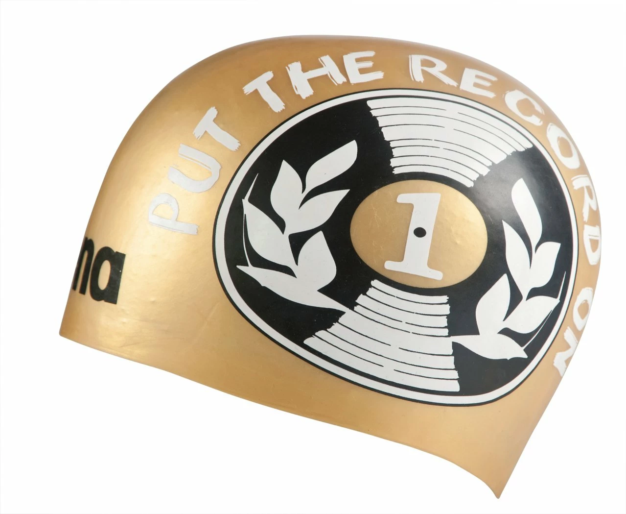 Bonnet Silicone De Natation Arena Poolish Moulded Disc Record Gold 4 Bonnet Silicone De Natation Arena Poolish Moulded Disc Record Gold – Image 2