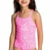 Maillot De Bain Funkita Enfant Fille Fairy Fin Rose -FRANCE NATATION Soldes 2 normal 1