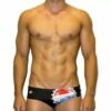 Maillot De Bain Homme Disseny Addict Noir -FRANCE NATATION Soldes banador hombre waterpolo ds addict