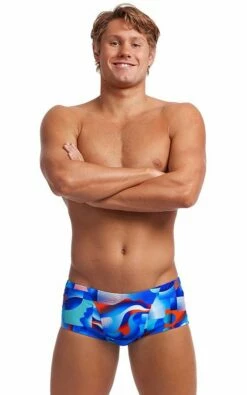 Maillot De Bain Funky Trunks Homme Classic - Battle Blue 7 Maillot De Bain Funky Trunks Homme Classic - Battle Blue -FRANCE NATATION Soldes battle blue mens 3