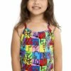 Maillot De Bain Funkita Enfant Fille Slippery Snakes Multicolore -FRANCE NATATION Soldes fg01t slippery snakes s1