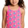 Maillot De Bain Funkita Enfant Fille Cray Cray Rose -FRANCE NATATION Soldes fg01t cray cray 06