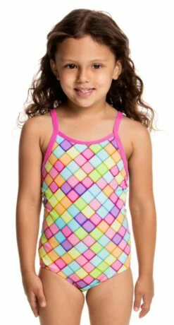 Maillot De Bain Funkita Enfant Fille Powder Puff Multicolore