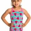 Maillot De Bain Funkita 2 Pièces Enfant Fille Juicy Lucy Multicolore -FRANCE NATATION Soldes fg04t juicy lucy 32 0