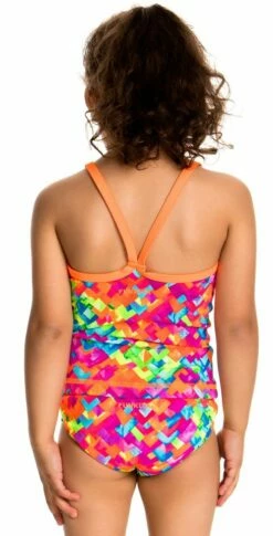 Maillot De Bain Funkita 2 Pièces Enfant Fille Stroke Rate Multicolore -FRANCE NATATION Soldes fg04t stroke rate 04 0