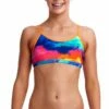 Maillot De Bain Funkita 2 Pièces Fille Cumulus Bleu -FRANCE NATATION Soldes fs02g cumulus 3134