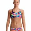 Maillot De Bain Funkita 2 Pièces Fille Mad Mist Rose -FRANCE NATATION Soldes fs02g mad mist 1699