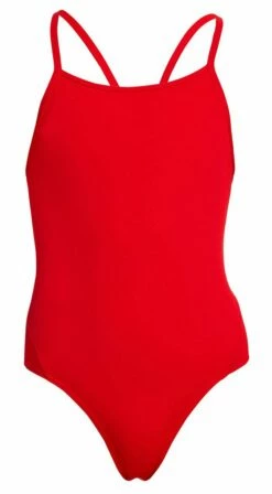 Maillot De Bain Funkita Fille Diamond Back - Still Red -FRANCE NATATION Soldes fs11g00467 3