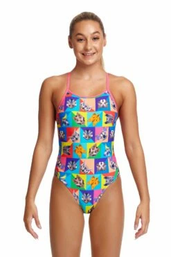 Maillot De Bain Funkita Fille Diamond Back - Rat Pack