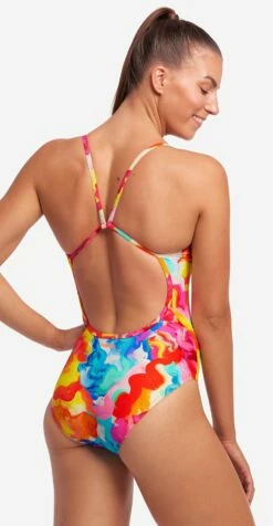 Maillot De Bain Funkita Femme Single Strap - Messy Monet -FRANCE NATATION Soldes fs15l71536 2
