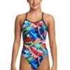 Maillot De Bain Funkita Fille Single Strap - Face Palm -FRANCE NATATION Soldes fs16g face palm 01
