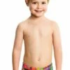 Maillot De Bain Funky Trunks Enfant Garçon Cubism Chaos Multicolore -FRANCE NATATION Soldes ft32t cubism chaos s1
