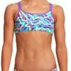 Maillot De Bain Funkita 2 Pièces Fille Mint Strips Violet -FRANCE NATATION Soldes funkita criss cross zweiteiliger bikini m dchen mint strips1920x1920 1