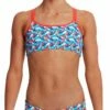 Maillot De Bain Funkita 2 Pièces Fille Swallowed Up Bleu -FRANCE NATATION Soldes funkita criss cross zweiteiliger bikini m dchen swallowed up1920x1920 1