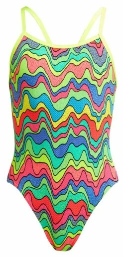 Maillot De Bain Funkita Fille Single Strap Body Contour -FRANCE NATATION Soldes g body contour