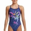Maillot De Bain Funkita Fille Single Strap Snake It Off -FRANCE NATATION Soldes g snake it off1