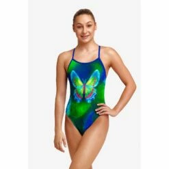 Maillot De Bain Funkita Fille Single Strap - Fly Girl Fly -FRANCE NATATION Soldes girl fly f2