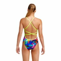 Maillot De Bain Funkita Fille Strapped In - Solar Flares -FRANCE NATATION Soldes girl solar d