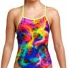 Maillot De Bain Funkita Fille Strapped In - Solar Flares -FRANCE NATATION Soldes girl solar f