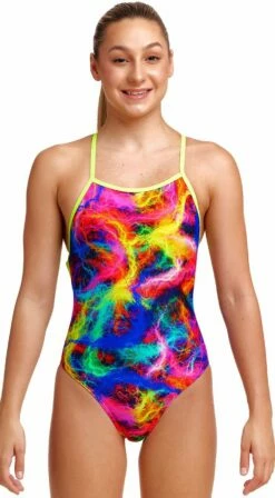 Maillot De Bain Funkita Fille Strapped In - Solar Flares