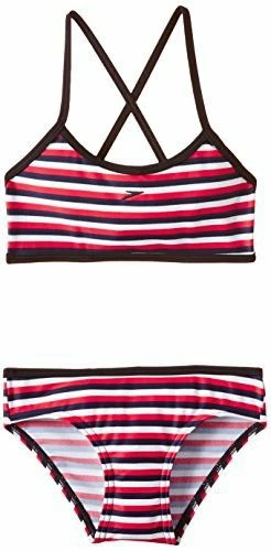 Maillot De Bain 2 Pièces Fille Speedo Crop Multicolore 114A189