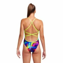 Maillot De Bain Funkita Femme Strapped In - Solar Flares -FRANCE NATATION Soldes ladies solar d