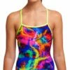 Maillot De Bain Funkita Femme Strapped In - Solar Flares -FRANCE NATATION Soldes ladies solar f