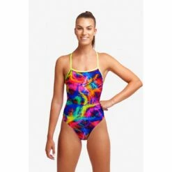 Maillot De Bain Funkita Femme Strapped In - Solar Flares -FRANCE NATATION Soldes ladies solar f2