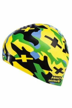 Bonnet Silicone De Natation Madwave CAMOUFLAGE Jaune 7 Bonnet Silicone De Natation Madwave CAMOUFLAGE Jaune -FRANCE NATATION Soldes mad wave silikon yetiskin yuzucu bonesi m0550 07 0 86w 0936599304204784