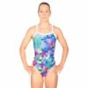 Maillot De Bain De Natation Femme Mako Nereid Pixel -FRANCE NATATION Soldes nereid pixel
