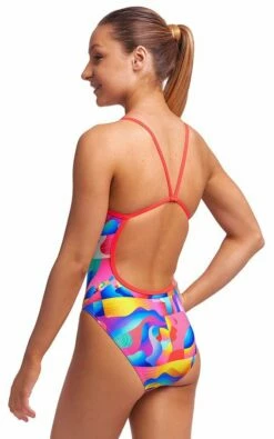 Maillot De Bain Funkita Fille Single Strap - Radar Rage -FRANCE NATATION Soldes radar rage girls4
