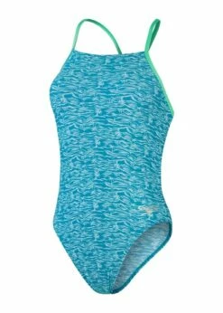 Maillot De Bain 1 Pièce SPEEDO Allover Digital Lattice Back - Sundown Shores