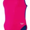 Maillot De Bain 1 Pièce SPEEDO Solid Vback Swimsuit - Pink -FRANCE NATATION Soldes speedo maillot de bain solid vback