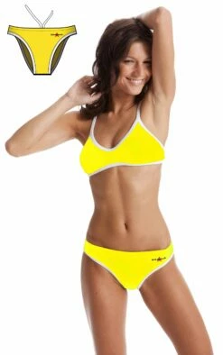 Bas De Maillot De Bain Femme Diana Twin Slip Jaune