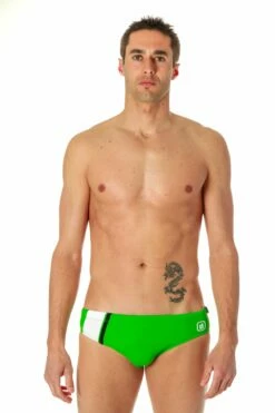 Maillot De Bain Homme Zerod Brief Training Vert 8 Maillot De Bain Homme Zerod Brief Training Vert -FRANCE NATATION Soldes z3r0d 15swimming man training green 2
